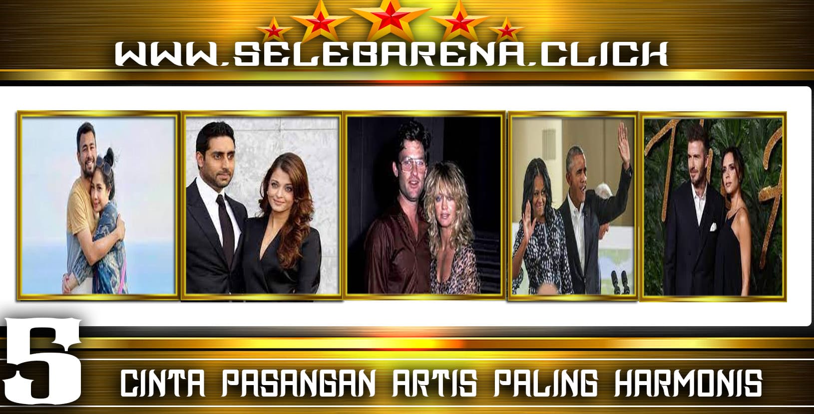 Cinta: 5 Pasangan Artis Paling Harmonis